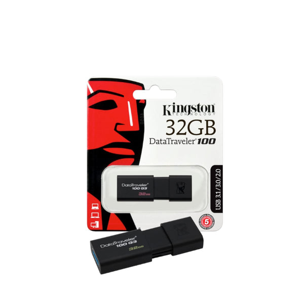 Clé USB Kingston DataTraveler 100 G3 - 32 Go - Les distributions  Électro-Shop